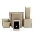 Elegant Leather Jewelry Storage Box for Bracelets Necklaces Rings