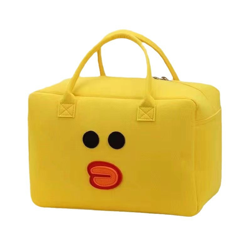 Cartoon Felt Travel Bag Lightweight