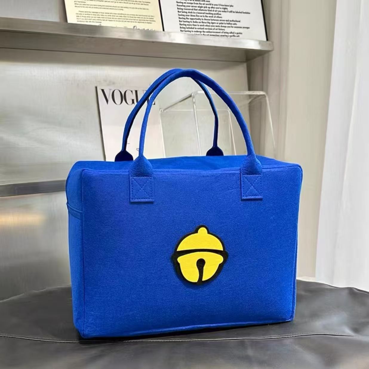 Cartoon Felt Travel Bag Lightweight