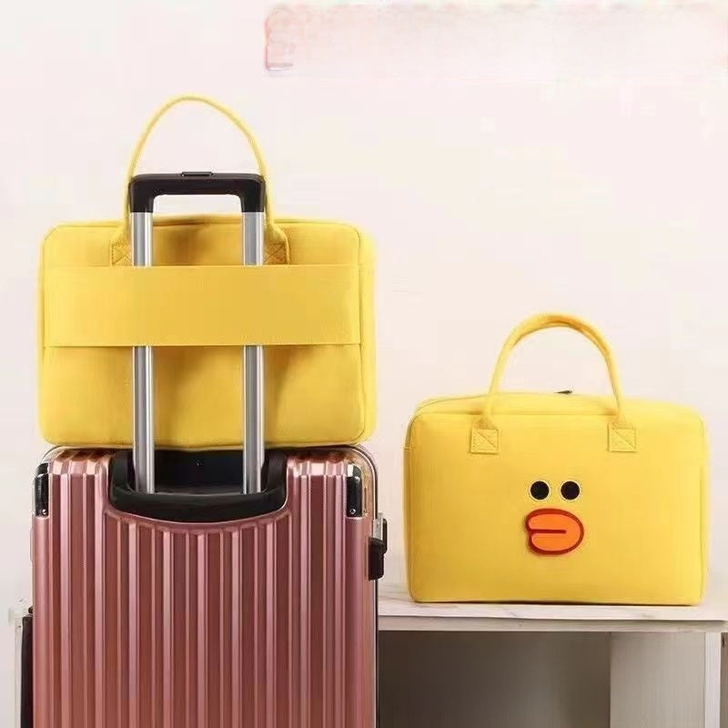 Cartoon Felt Travel Bag Lightweight