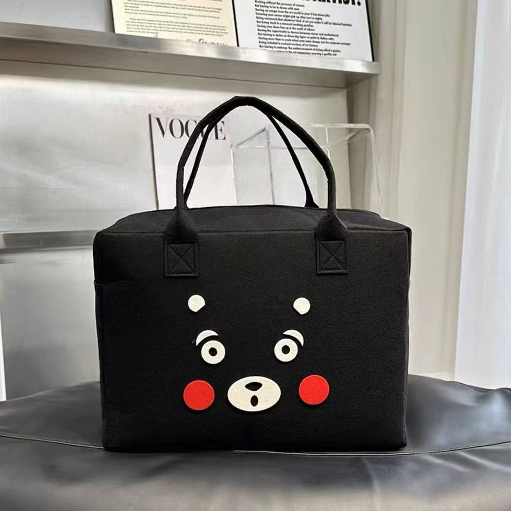 Cartoon Felt Travel Bag Lightweight