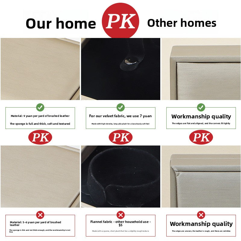 Elegant Leather Jewelry Storage Box for Bracelets Necklaces Rings